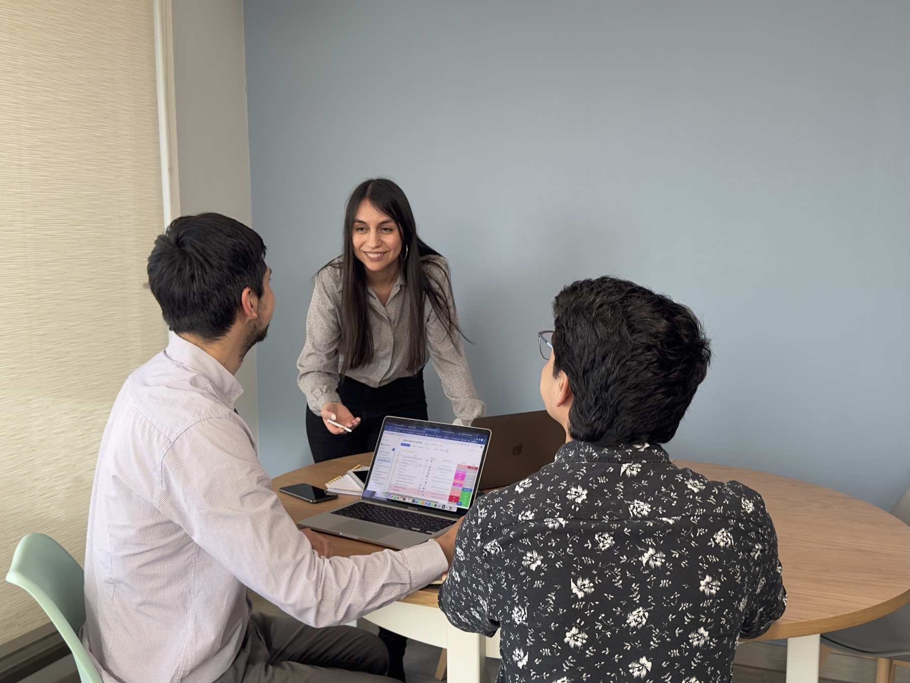 Equipo CAPYME reunido para coordinar el acompañamiento