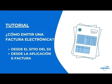 Miniatura: ¿CÓMO EMITIR FACTURA ELECTRÓNICA DESDE EL SITIO SII Y E-FACTURA? TUTORIAL 2024
